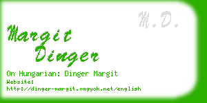 margit dinger business card